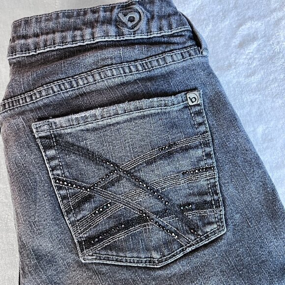 Women's B by Bullhead Pac Sun Jeans | Super Skinny | Black Denim | Size 7 - Picture 8 of 11